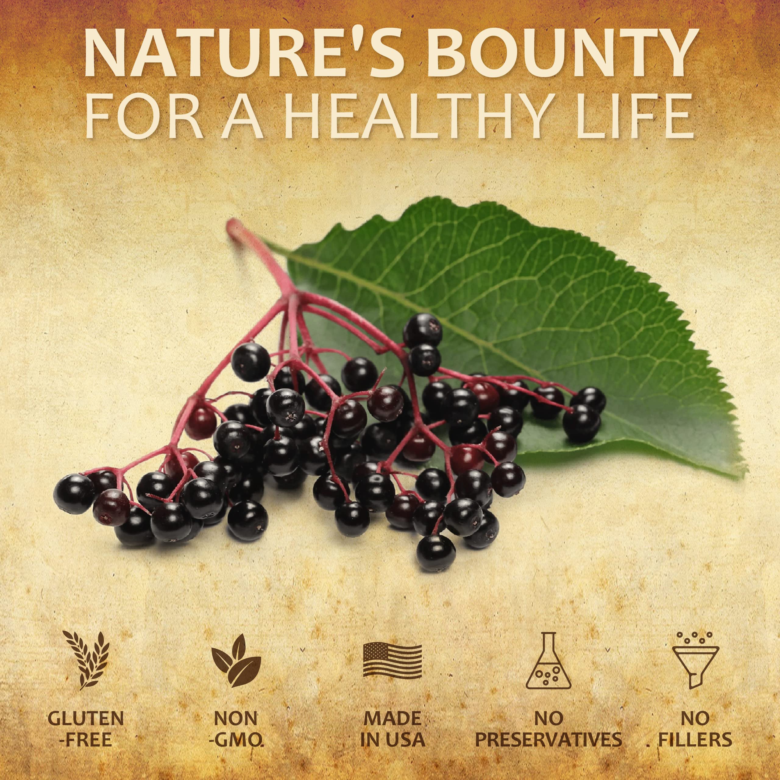 HERBALICIOUS Organic Elderberry Liquid amber bottle ready for daily rituals.