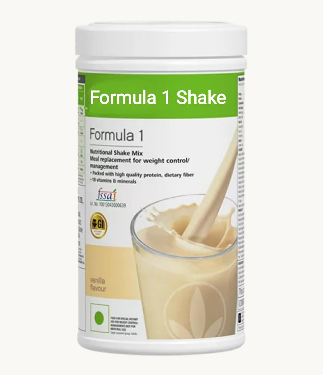 Herbalife PDM Vanilla canister ready for workouts and snacks.