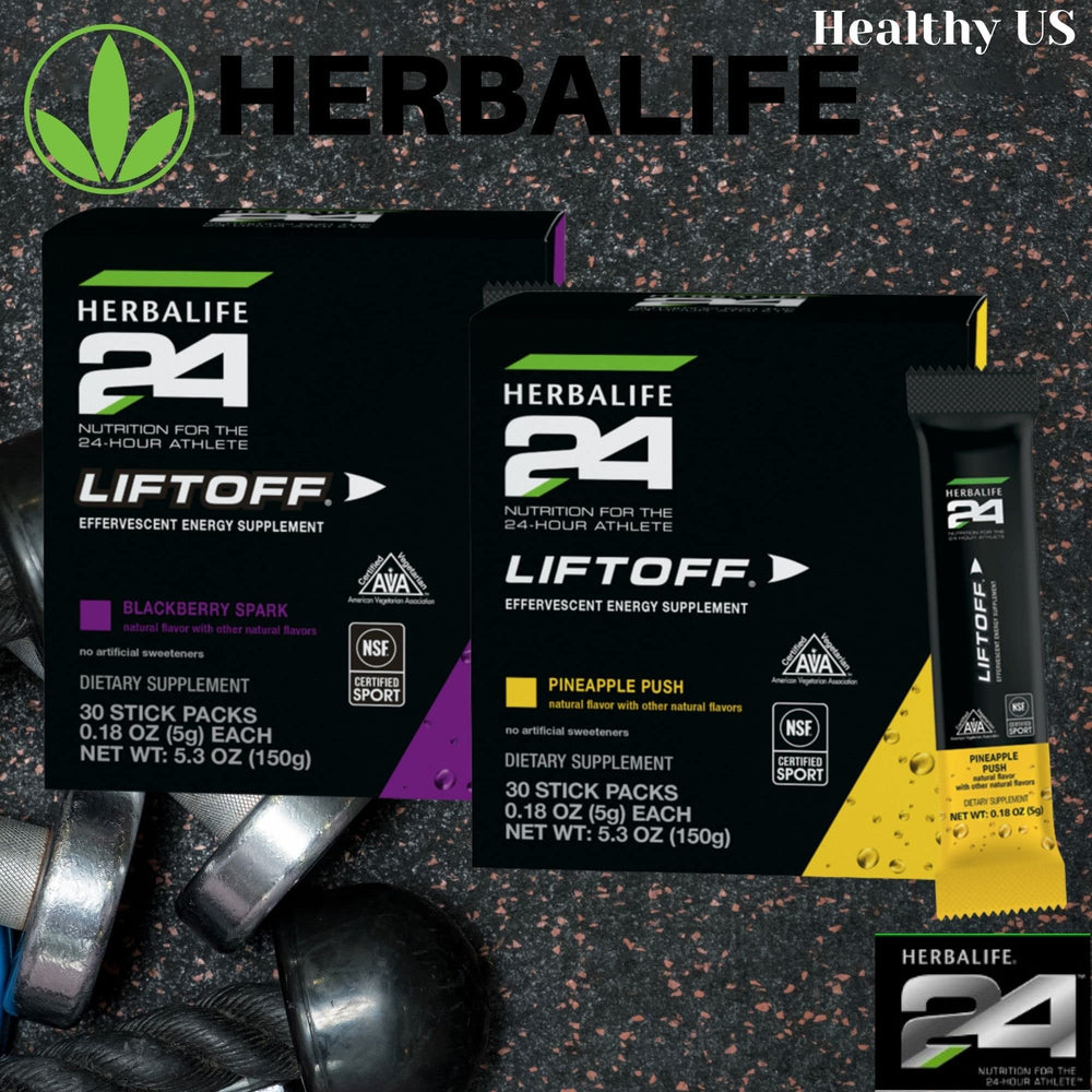 Herbalife24 Liftoff Pineapple Push kickstarts morning routine.