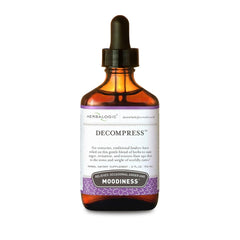 Herbalogic Decompress bottle pour shows easy daily use for calm.