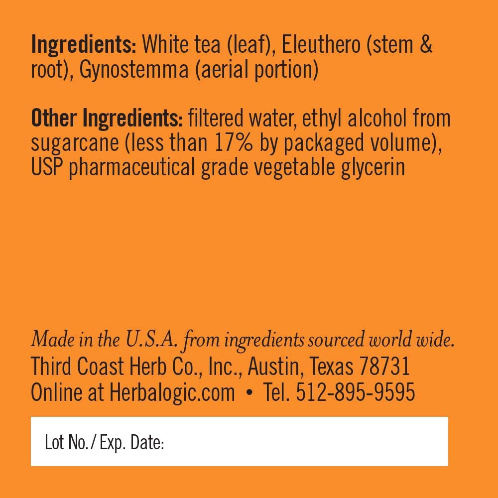 Herbalogic Fixed Focus dropper study use for concentration