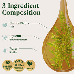 Bottle of HERBAMAMA tincture being shaken before use for consistency