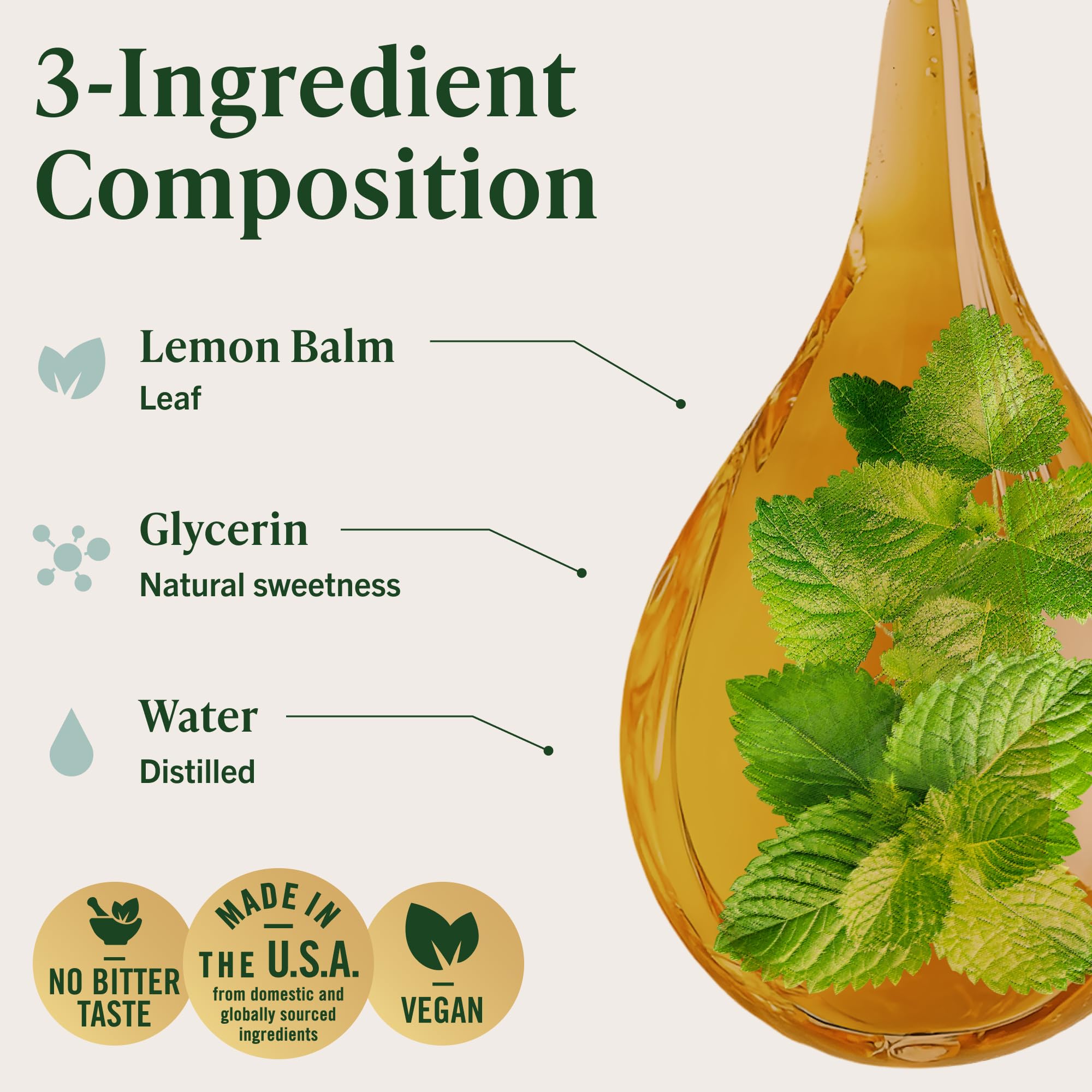 HERBAMAMA lemon balm leaves Melissa officinalis source for herbal calm