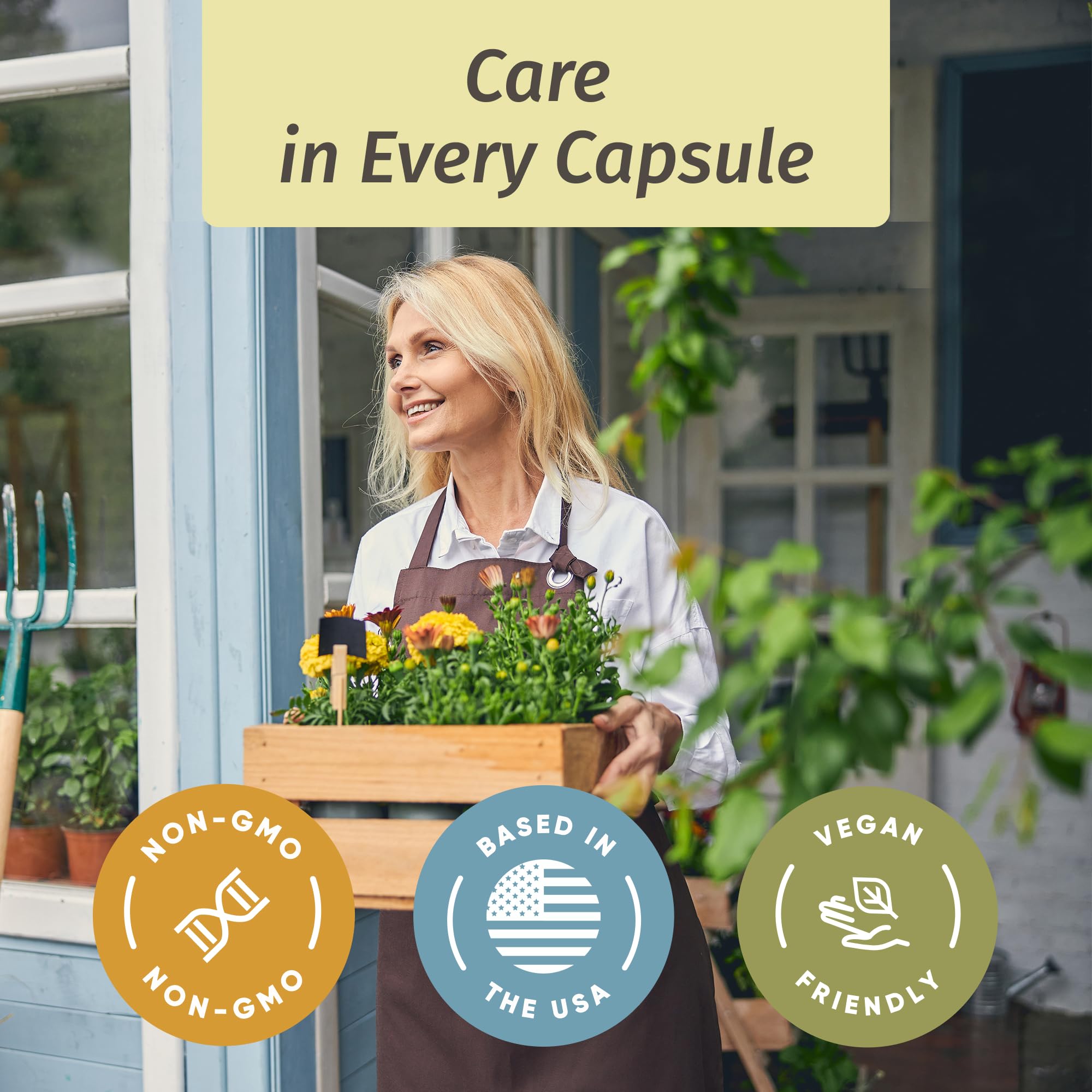 HERBAMAMA Sage capsules packaging featuring simple two-ingredient formula