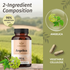 HERBAMAMA two-ingredient formula emphasizes simplicity and easy digestibility.