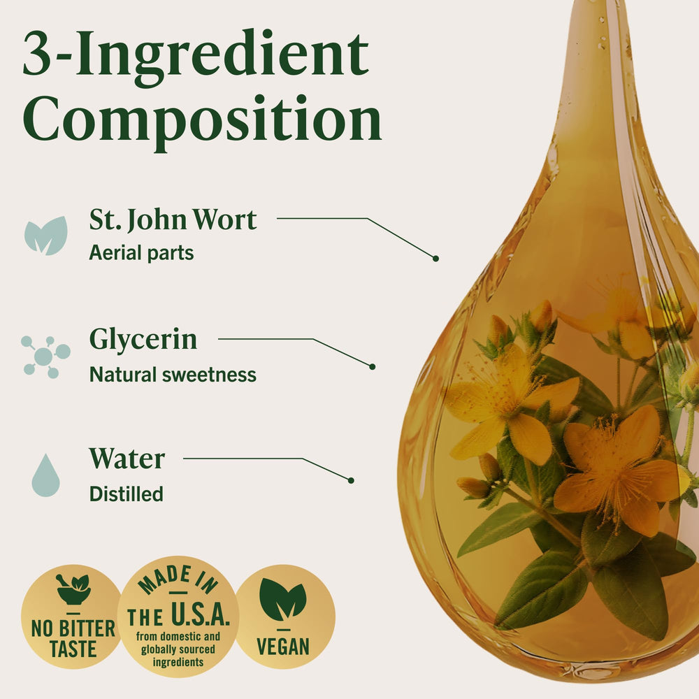 Vegan non-GMO labeling emphasizes plant-based, alcohol-free tincture.
