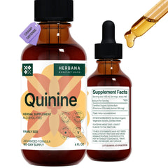 Herbana Quinine liquid extract bottle for immune support and daily wellness.