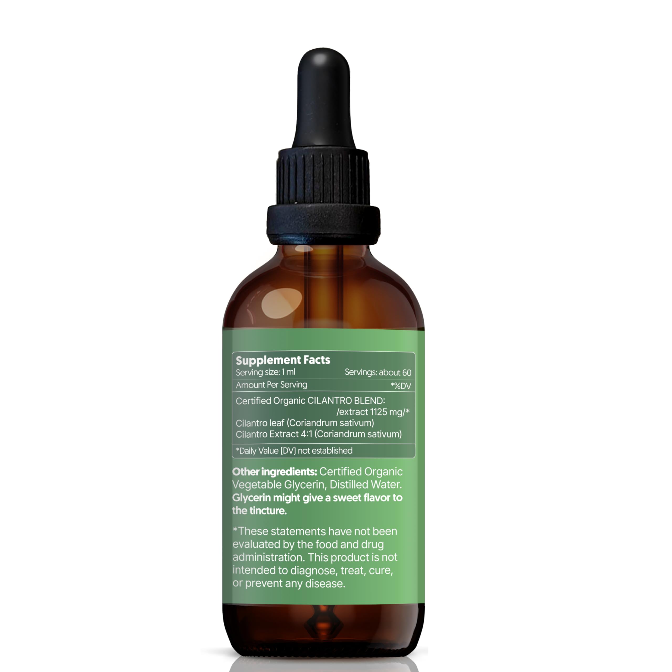 HERBANA Vitamin A-rich cilantro tincture supports eye health.