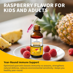Herbance elderberry and bromelain blend packaging emphasizes antioxidant-rich profile.