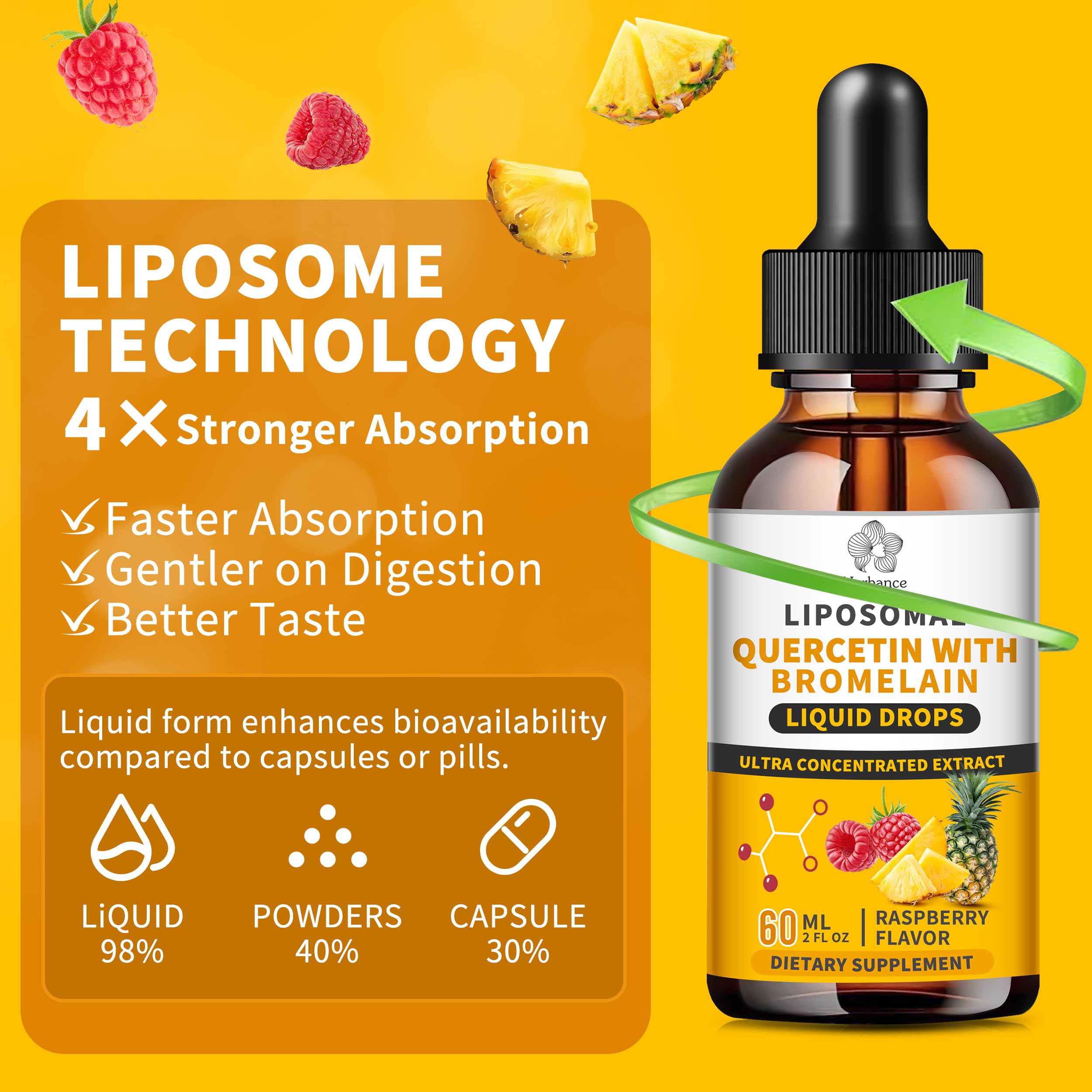 Herbance gluten-free and non-GMO formula supports allergen-conscious shoppers.