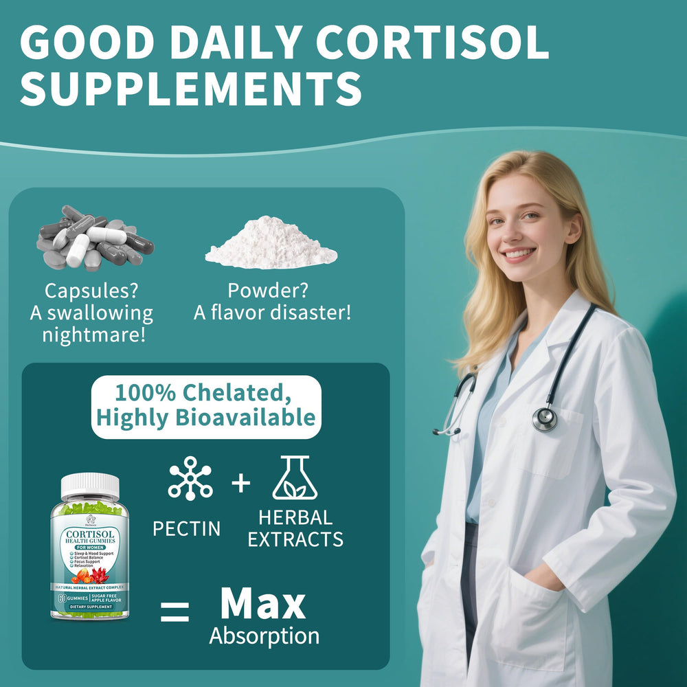 Herbance magnesium glycinate and L-Theanine gummies promote calm focus and sleep.