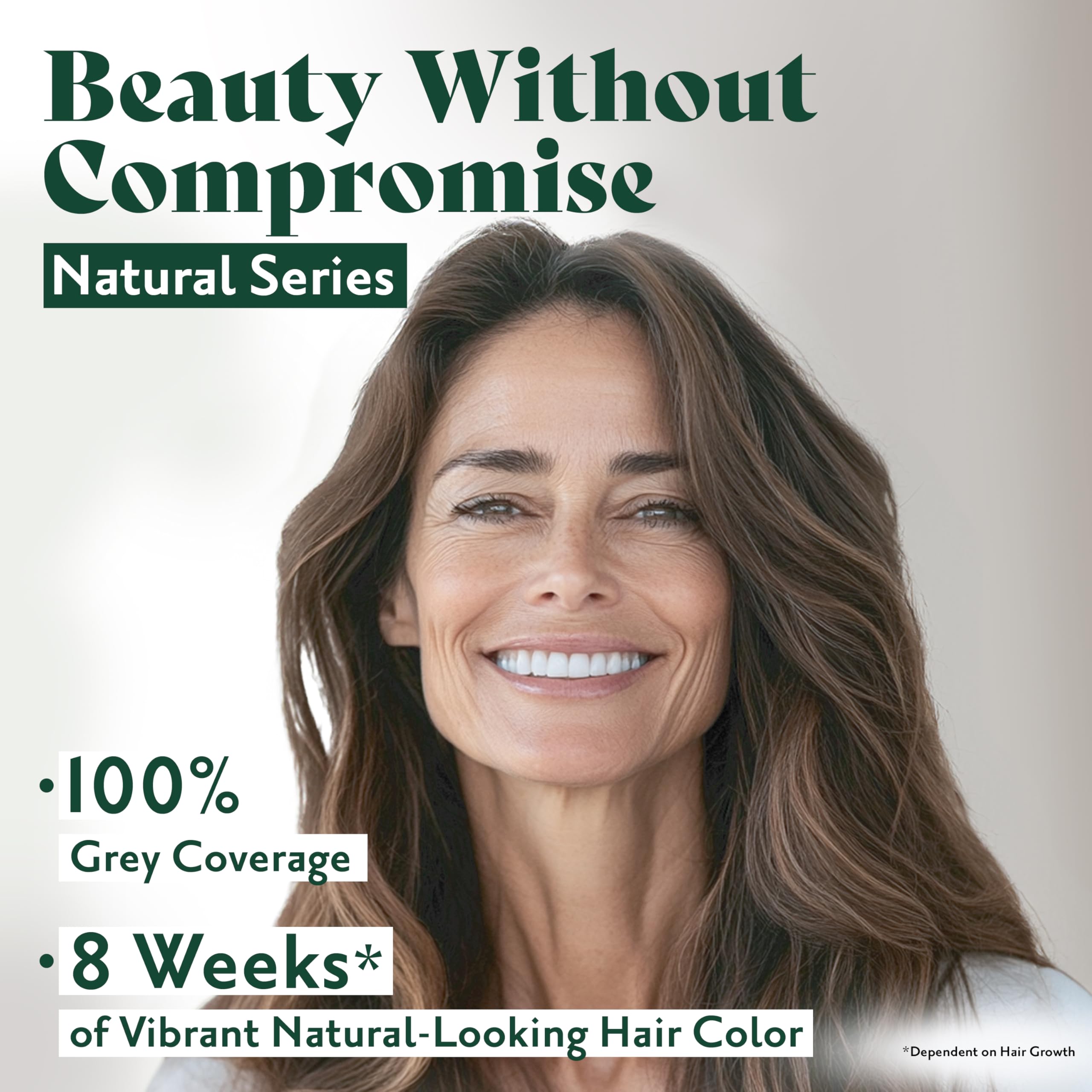 Herbatint organic herbal extracts illustration highlights gentle color formulation.