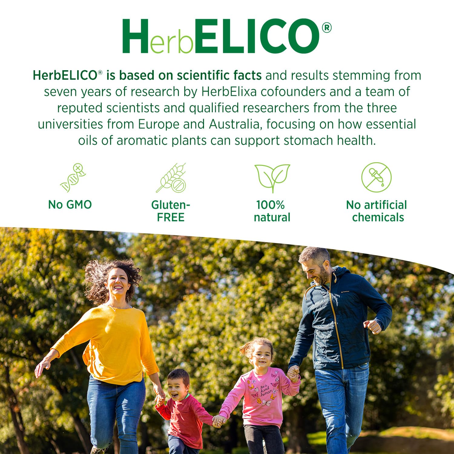 HerbELICO 45-day usage plan guide.