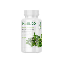 HerbELICO bottle-front showing the Mediterranean blend for stomach support.