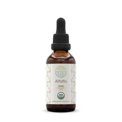 HerbEra Alfalfa B60 tincture bottle showing organic extract for daily use