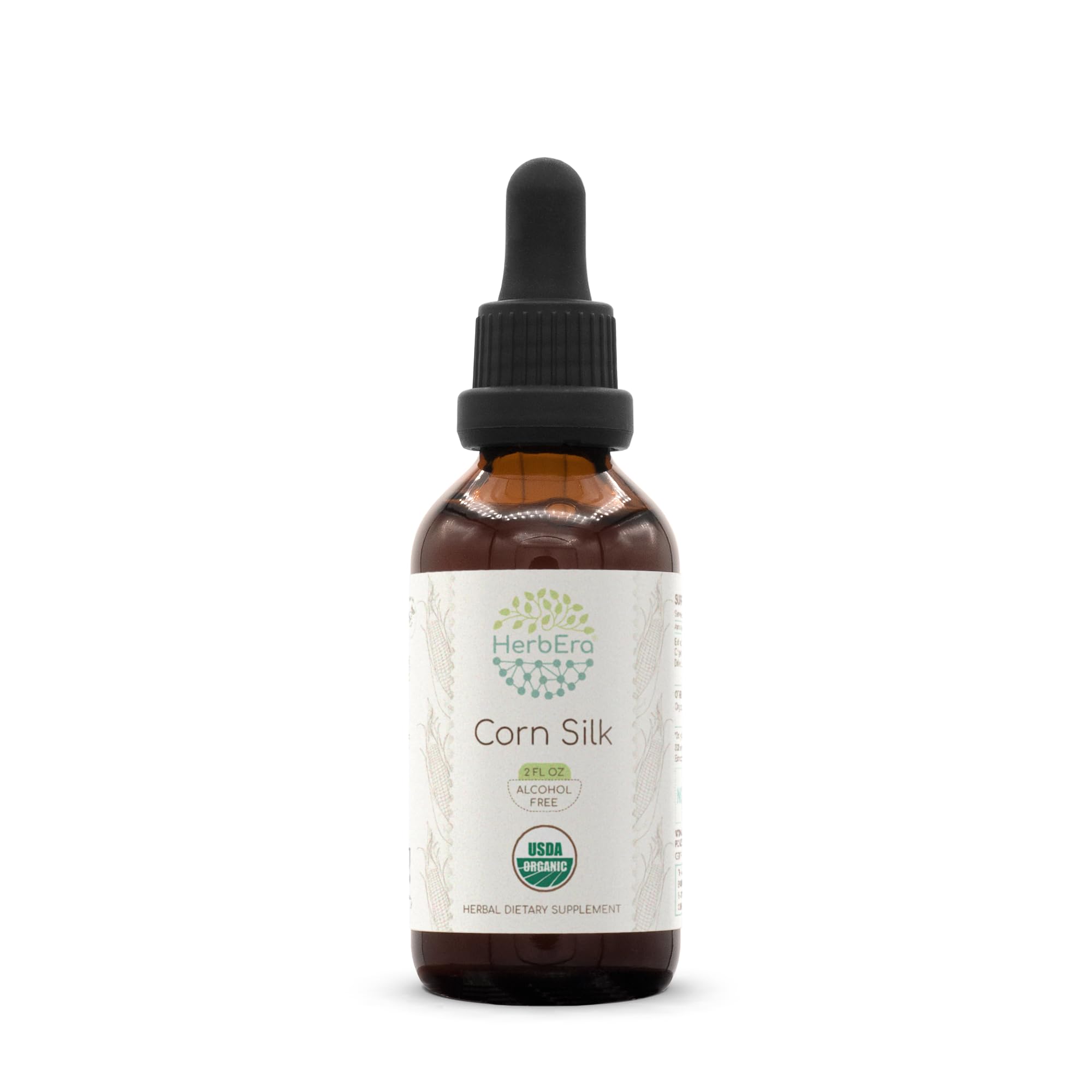 HerbEra corn silk B60 tincture bottle for easy daily dosing