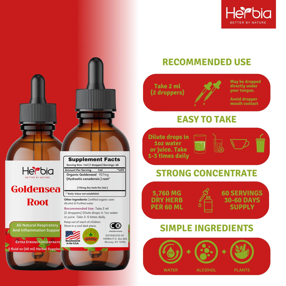 HERBIA 10:1 concentrate label highlights high-strength extract