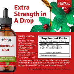 HERBIA liquid drops enable fast-absorption daily dosing for quick immune support