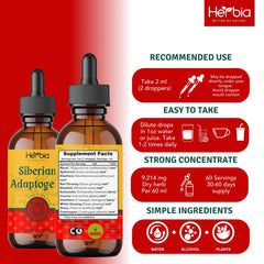 HERBIA drops dispense from a pipette for quick absorption and convenience