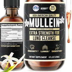 HERBIFY Mullein Drops bottle ready for daily lung support