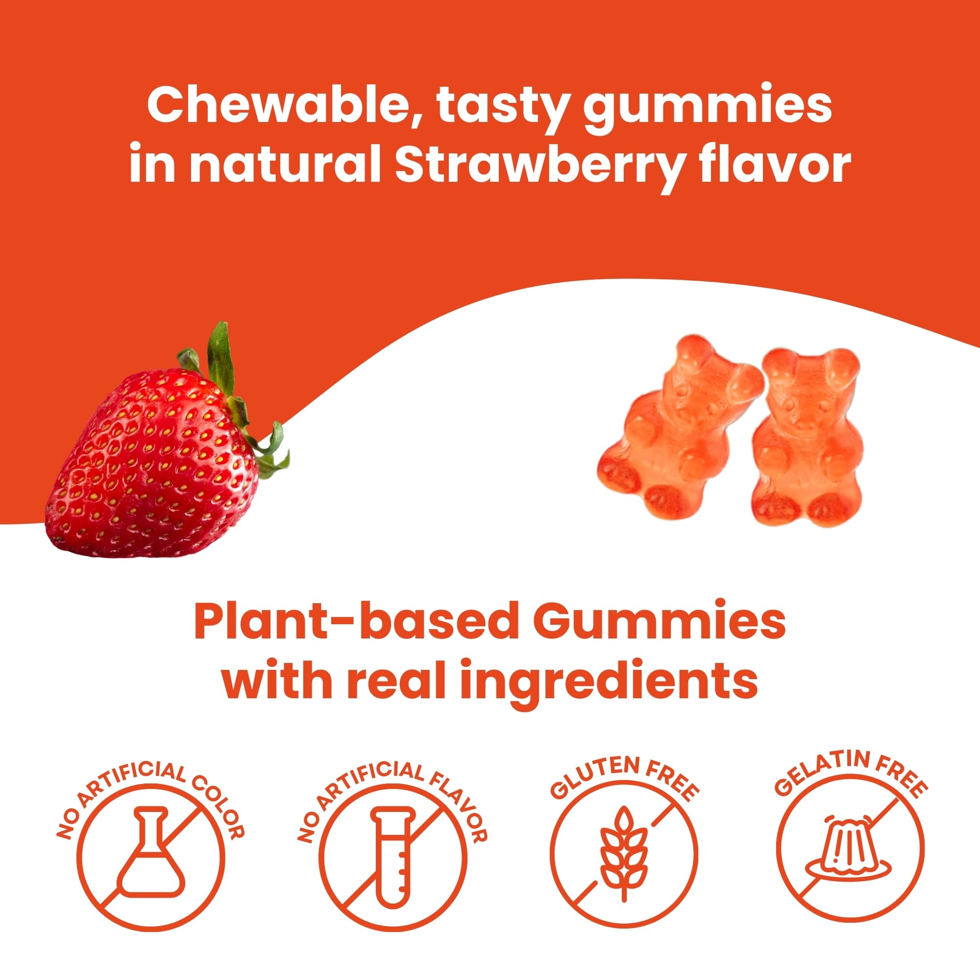 HERBION Naturals child enjoying a gummy at breakfast