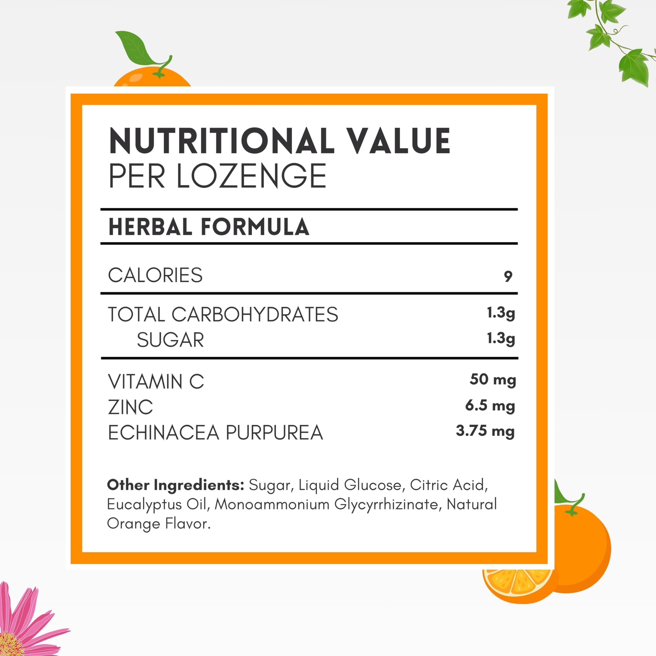 Kid-friendly formula from HERBION Naturals with natural orange flavor.