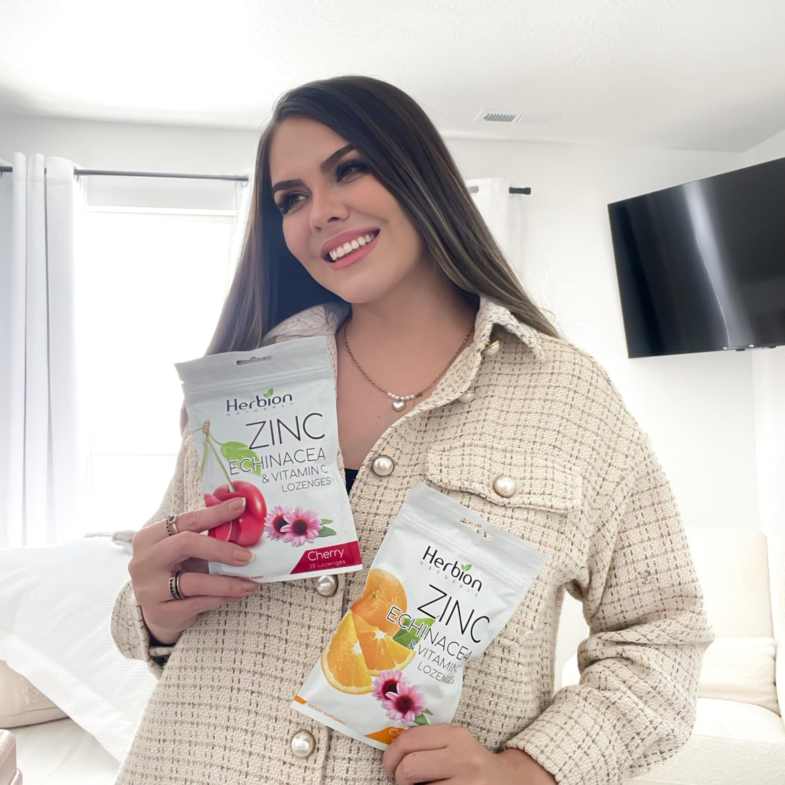 Pack-of-5 box of HERBION Naturals lozenges for family value.