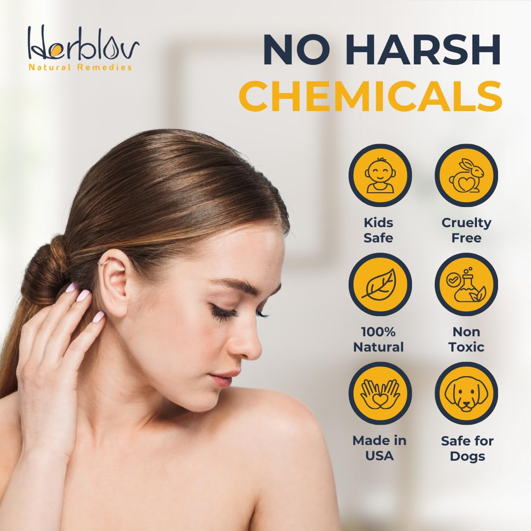 Herblov Ear Oil used to dry ears after swimming