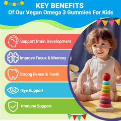 Herbovella omega-3 gummies with PS, D3, K2 for cognitive and immune support