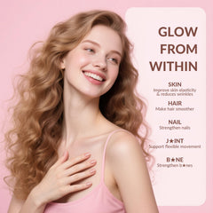 Herbovella Marine Collagen Gummies biotin and vitamins closeup for skin health