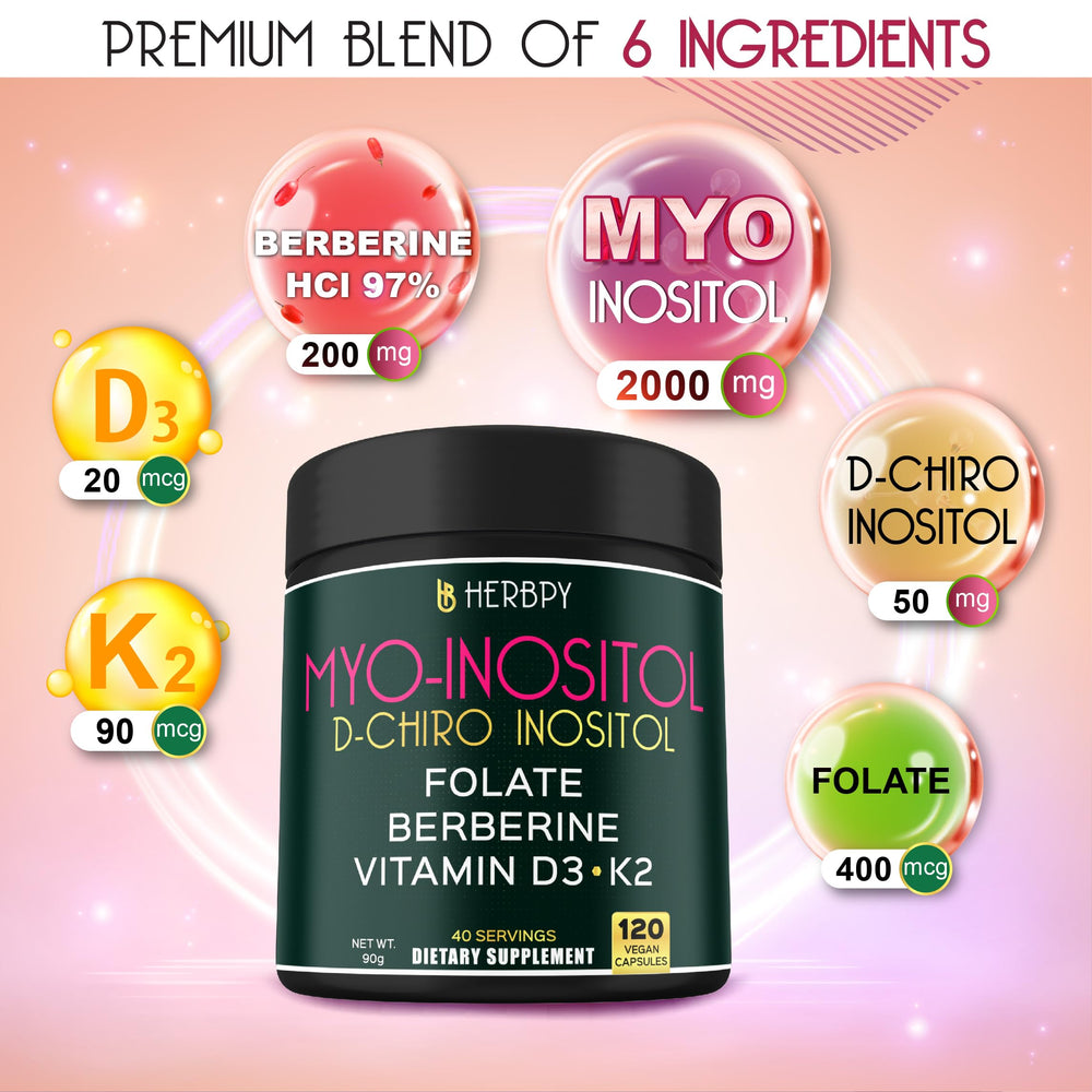 Herbpy 6in1 berberine HCl capsules close-up in vegan formula