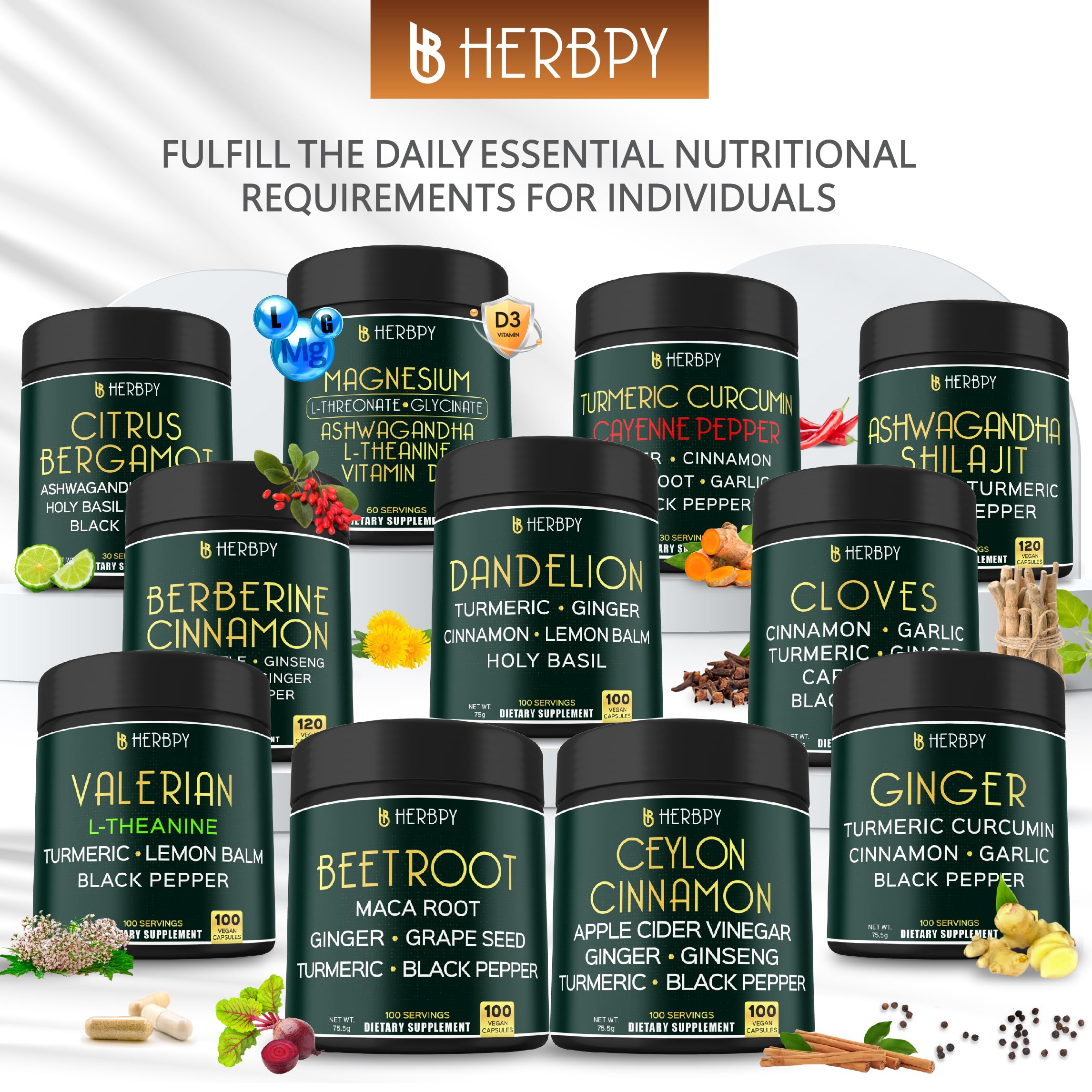 Herbpy kitchen shelf with well-organized cinnamon blend