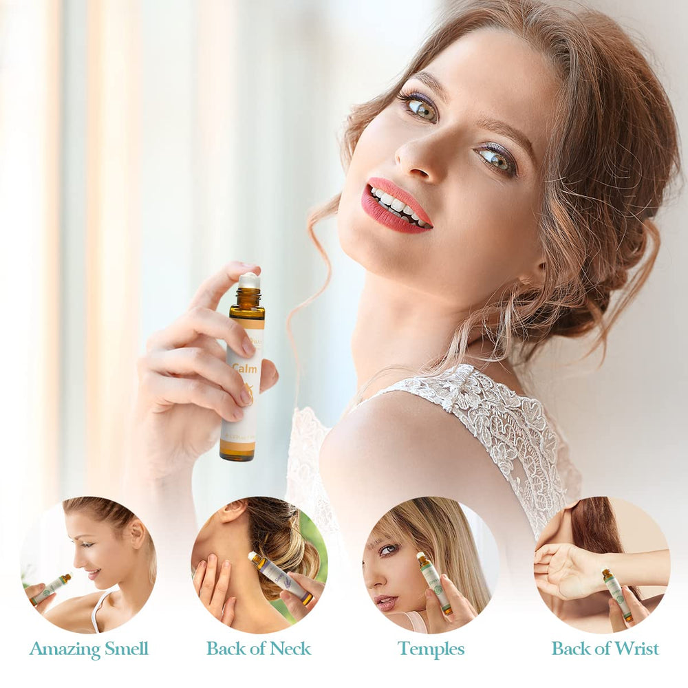 Herbromas Focus On roll-on aids concentration with a fresh scent