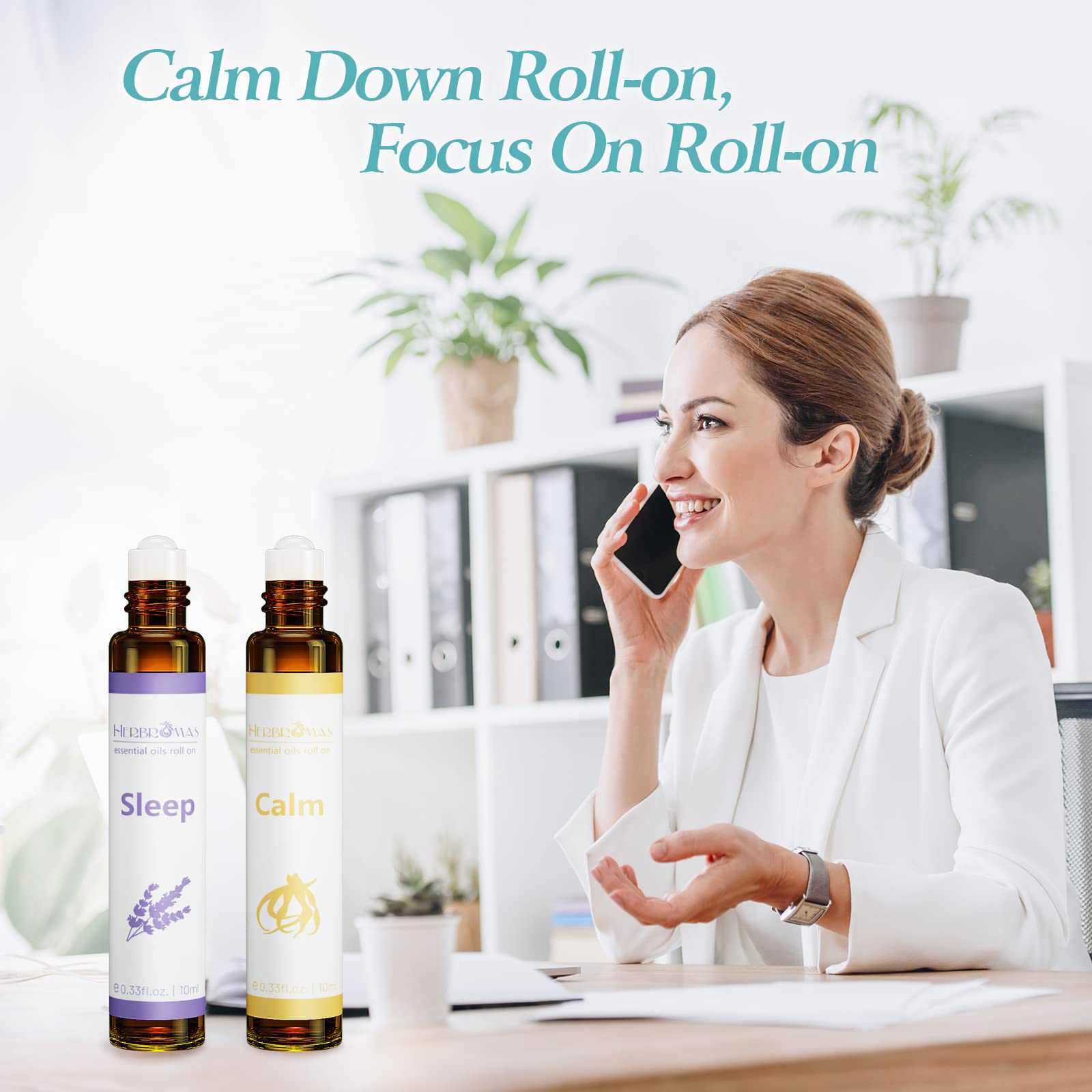 Herbromas Relaxation roll-on for unwinding moments and cozy vibes