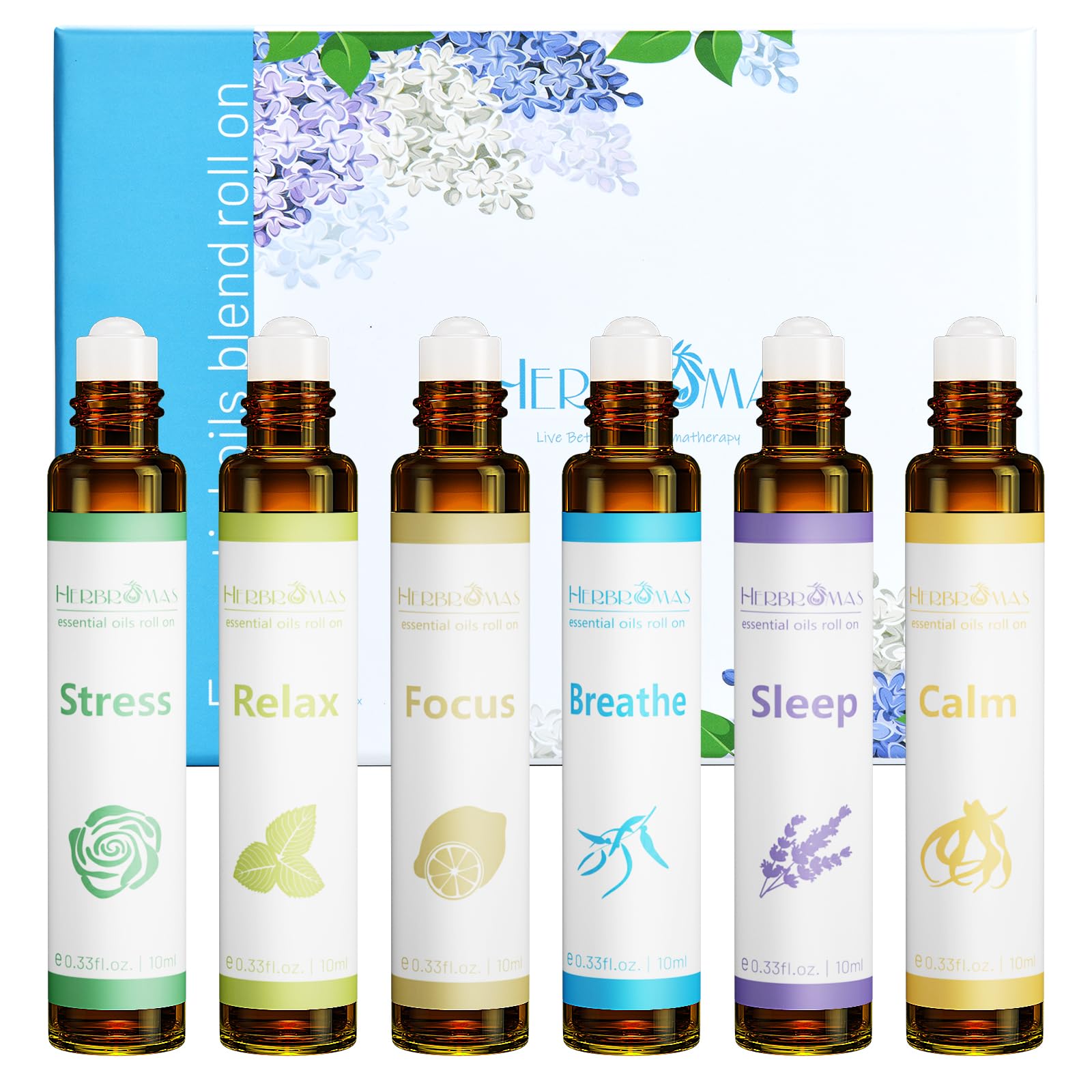 Herbromas Sleep roll-on for calm evening routine and scent