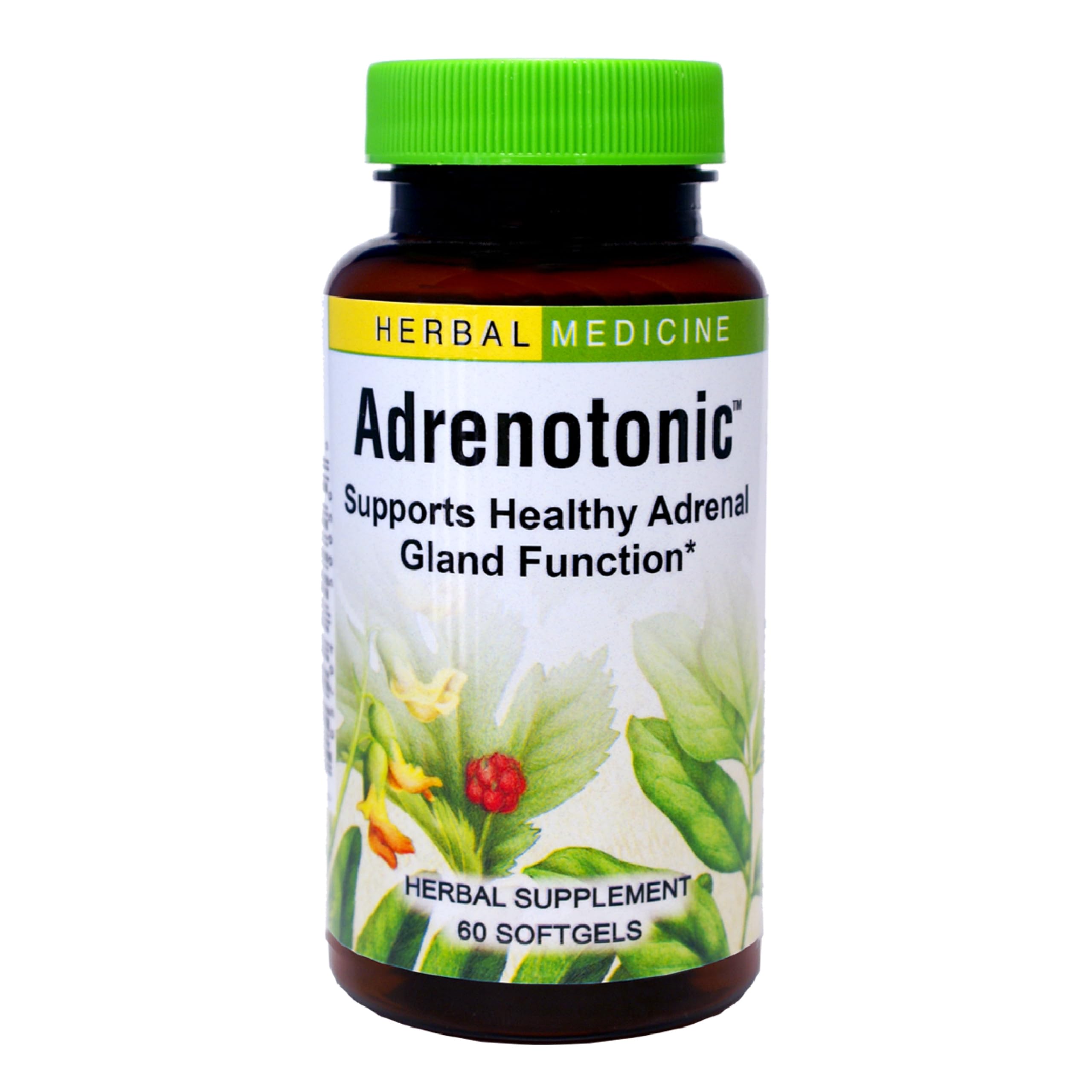 Herbs Etc. Adrenotonic bottle-front highlights natural adrenal support on the label.