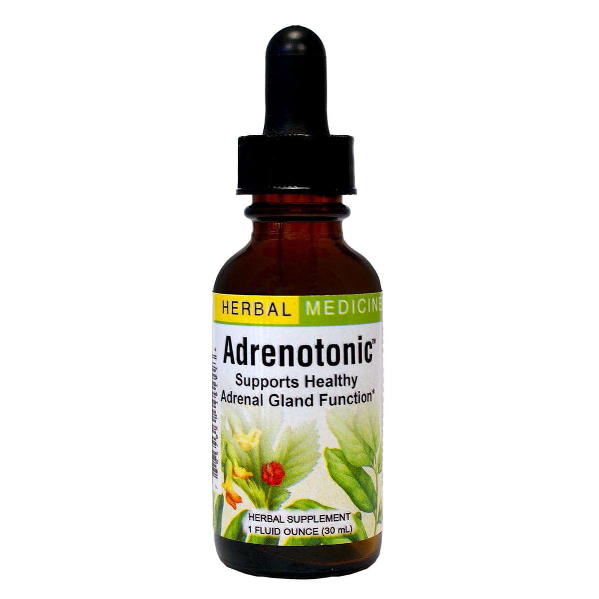 Herbs, Etc. Adrenotonic bottle with softgel capsules for adrenal support and energy