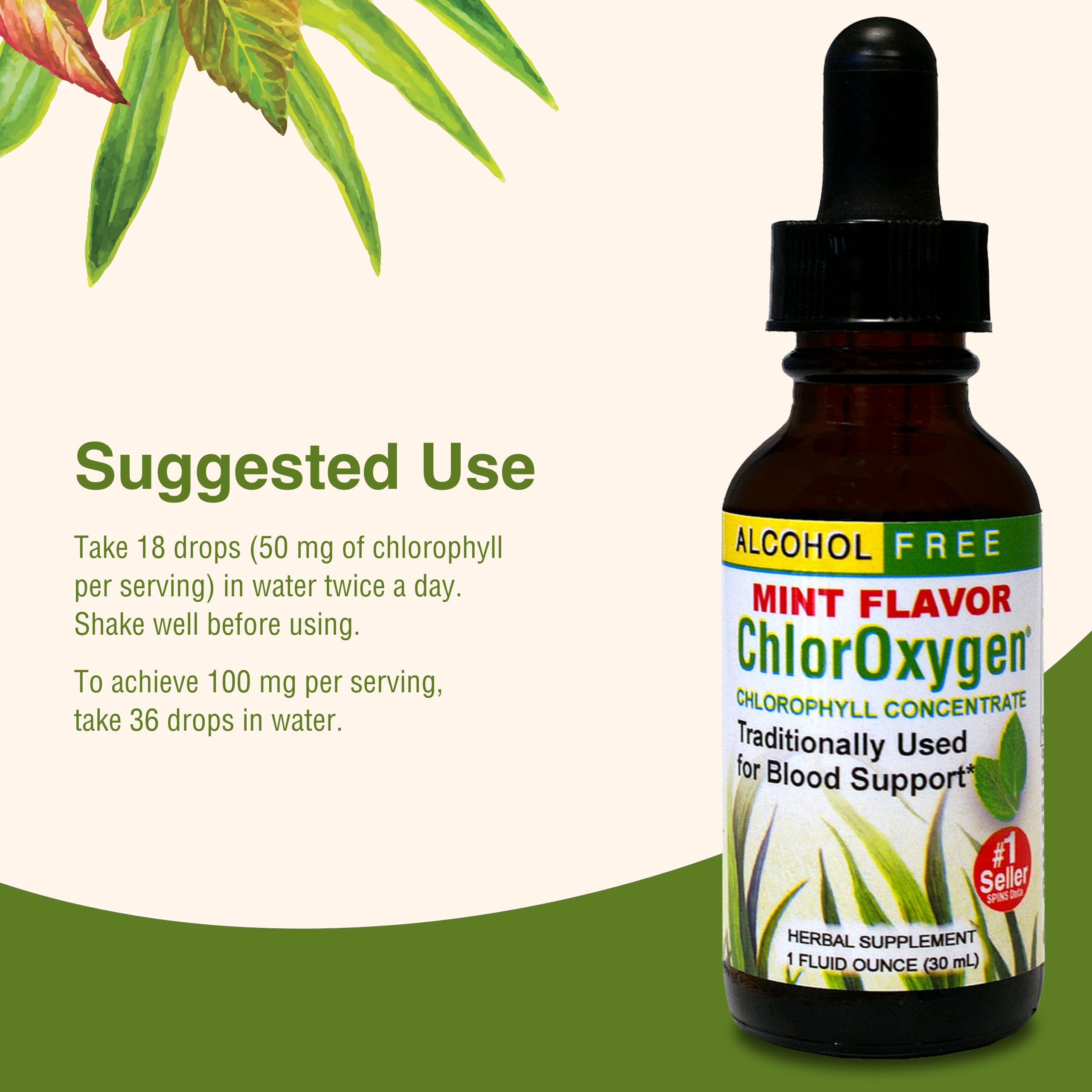 Herbs Etc. ChlorOxygen embalaje externo para compra informada
