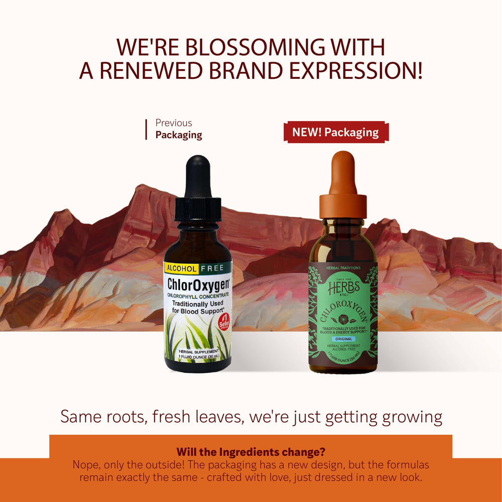 ChlorOxygen drops in water image showing easy daily use and mint flavor.