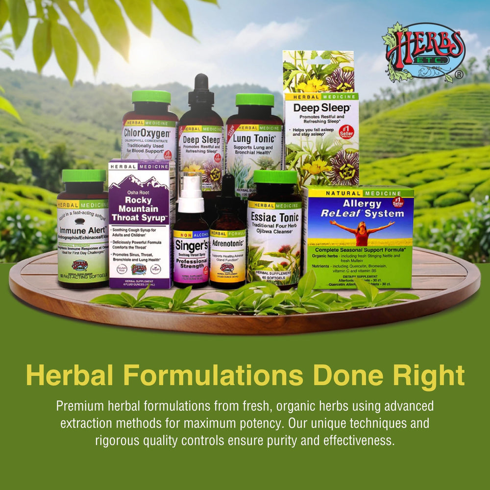 Herbs Etc. Deep Sleep two-pack display indicating value and convenience