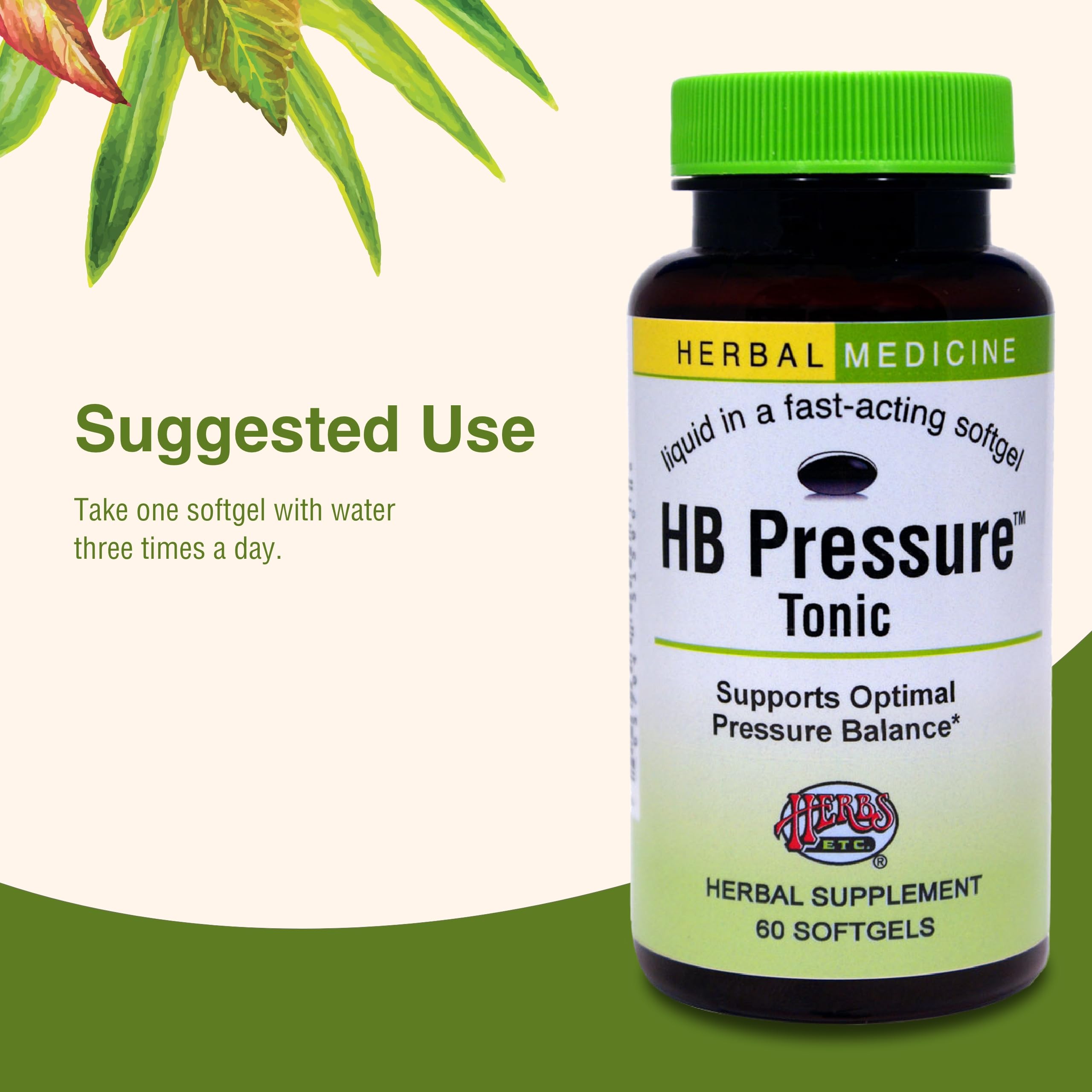 Herbs Etc. HB Pressure Tonic passionflower closeup – calming herb notes for routine.