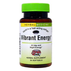 Herbs Etc. Vibrant Energy Softgels packaging ready for daily energy support.