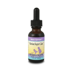 Herbs For Kids Valerian Super Calm bottle aids peaceful bedtime routines
