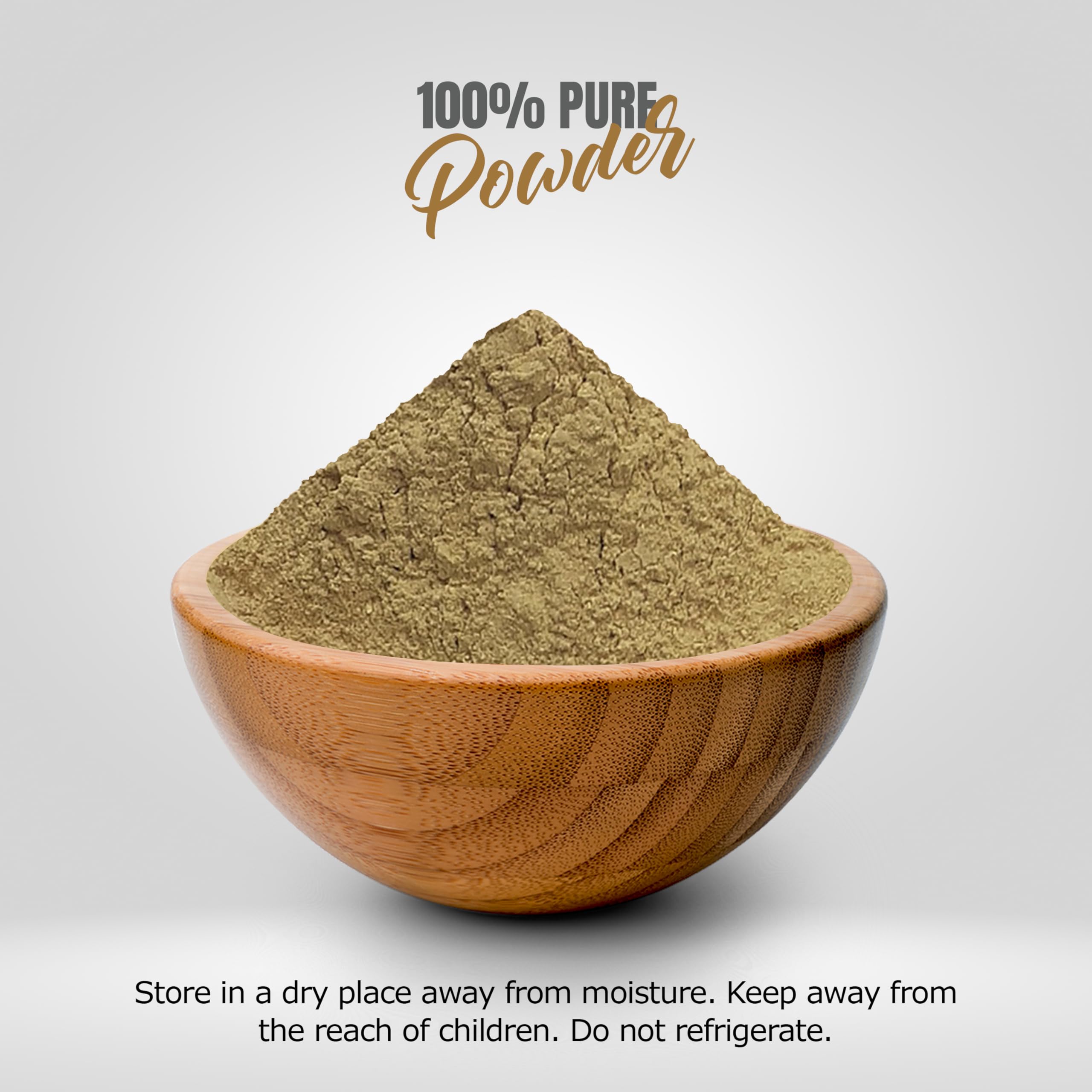 Herbsforever Ashwagandha powder with scoop ready for easy smoothies and teas.