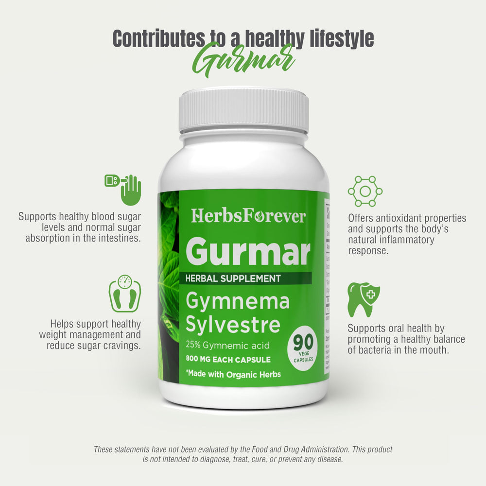 Herbsforever Gurmar capsules vegan-certified label reassures plant-based users
