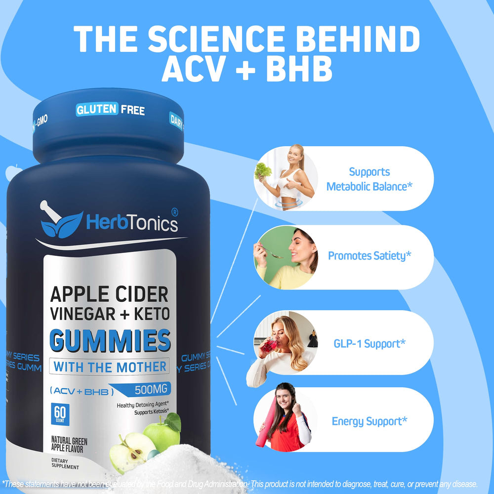 Herbtonics Keto ACV Gummies ready for daily routine
