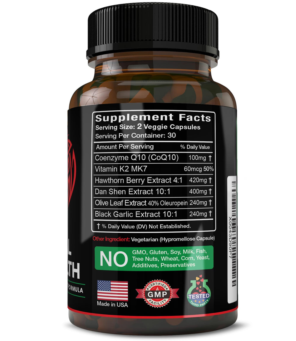 Herbtopia Eternal Health bottle label close-up highlights pure formula