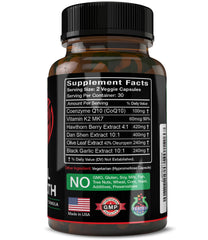 Herbtopia Eternal Health bottle label close-up highlights pure formula