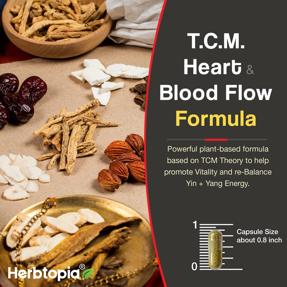 Dan Shen component in Herbtopia Eternal Health for traditional heart benefits