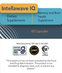 HerbUSA IntellawaveIQ packaging highlighting premium neural health formula.